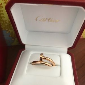 Cartier nail ring, pink gold, 18k Juste in clou